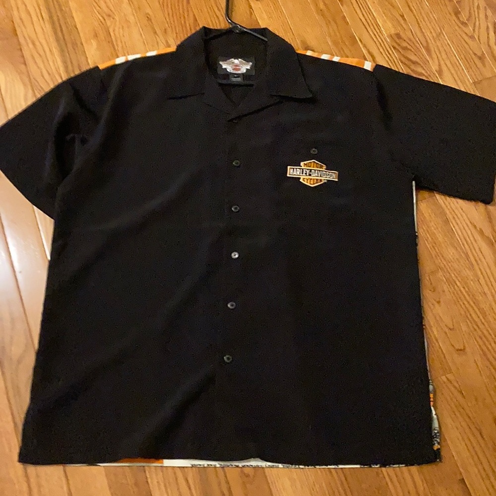 2005 Harley Davidson Racing Shirt - Large Jimmy Chann Racing Graphics